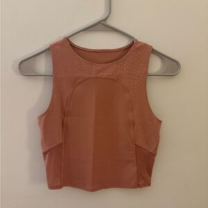 Lululemon, cropped, high neck tank